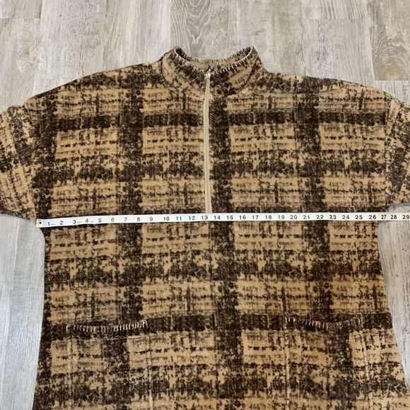 Stan Herman o/s plus size plush 1/4 zip slip on robe w/ deep front pocke… - Picture 11 of 12